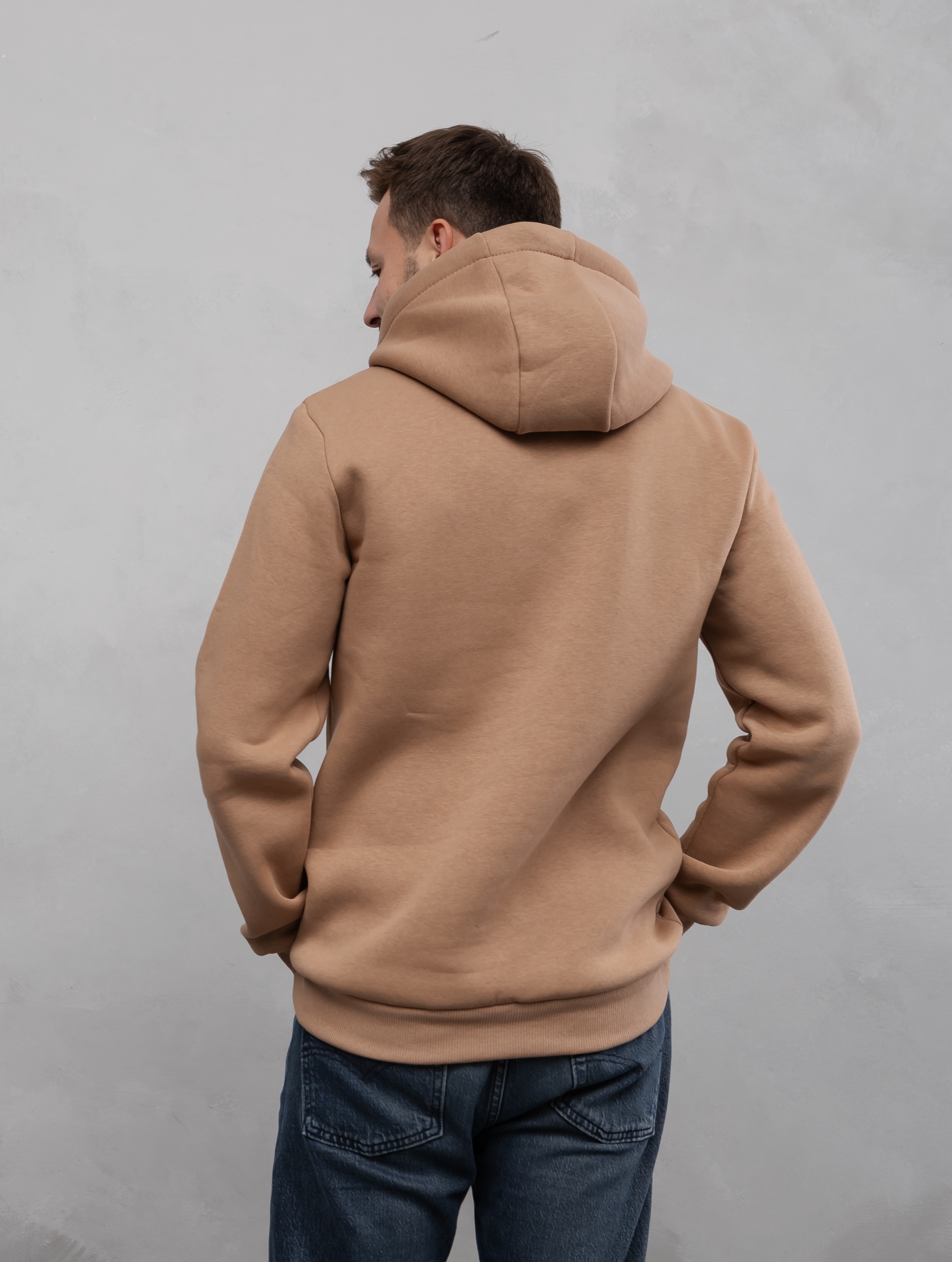 Однотонное мужское худи hector 30031