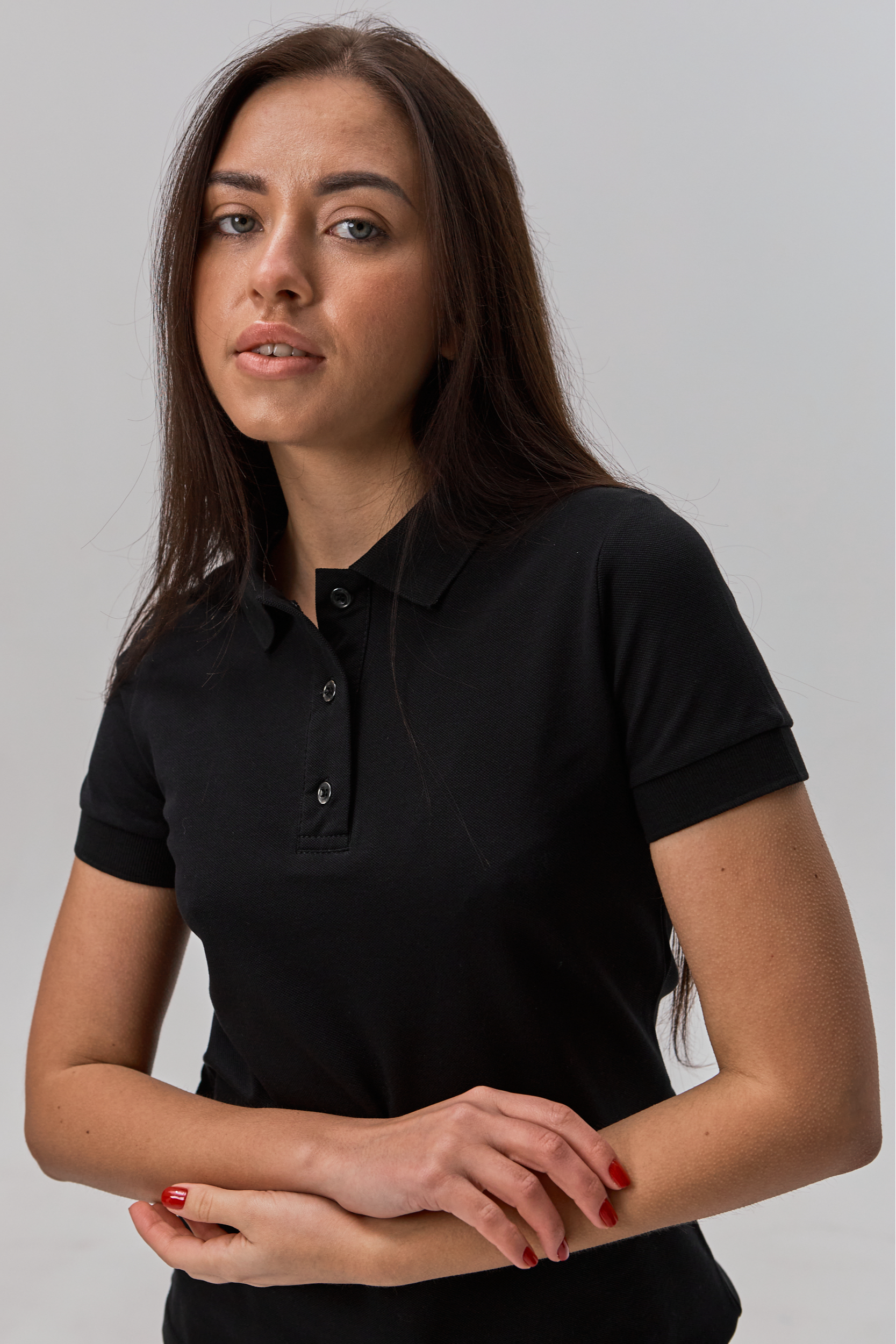 Женская футболка поло 24101