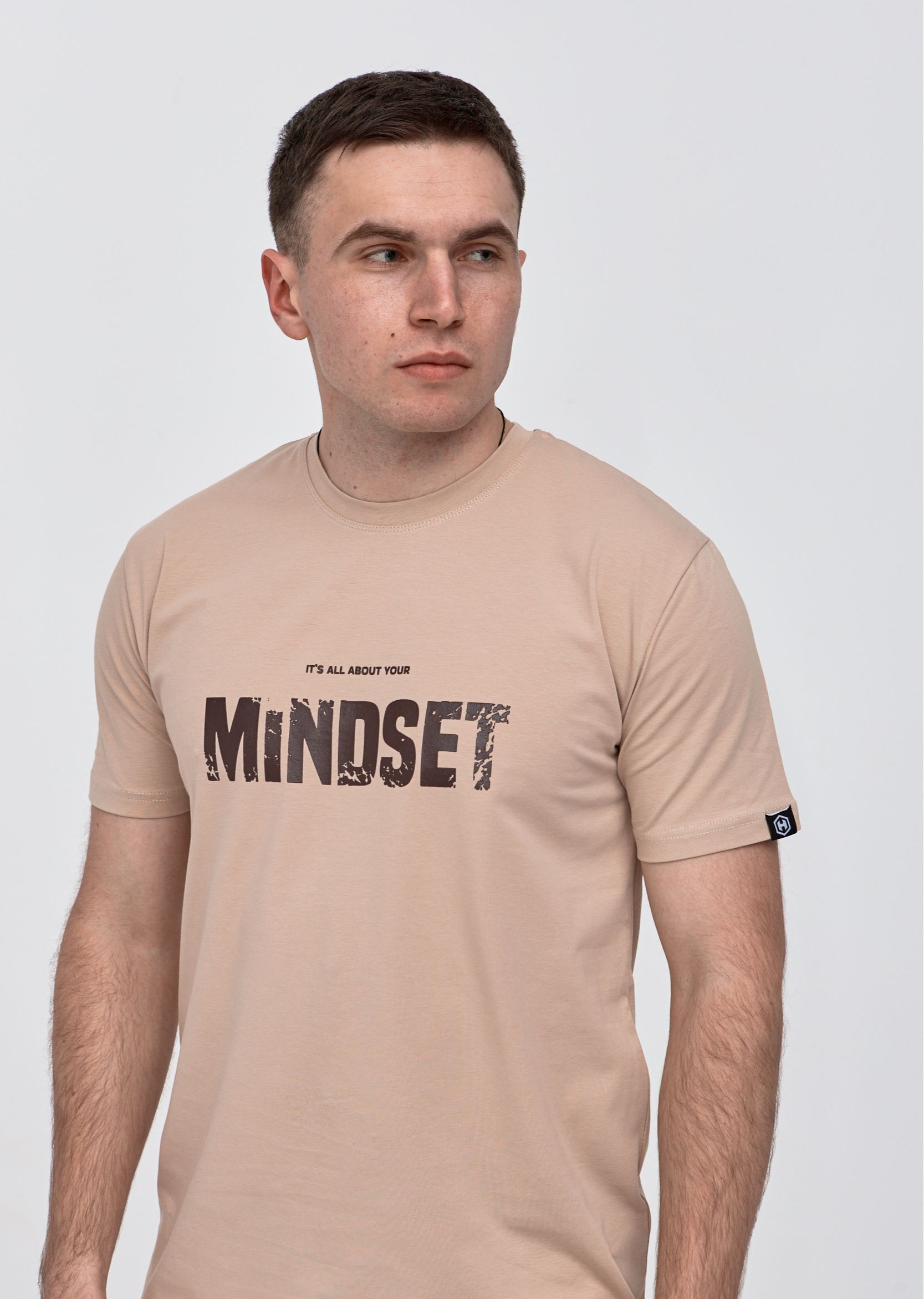 Чоловіча футболка з принтом MINDSET 42020