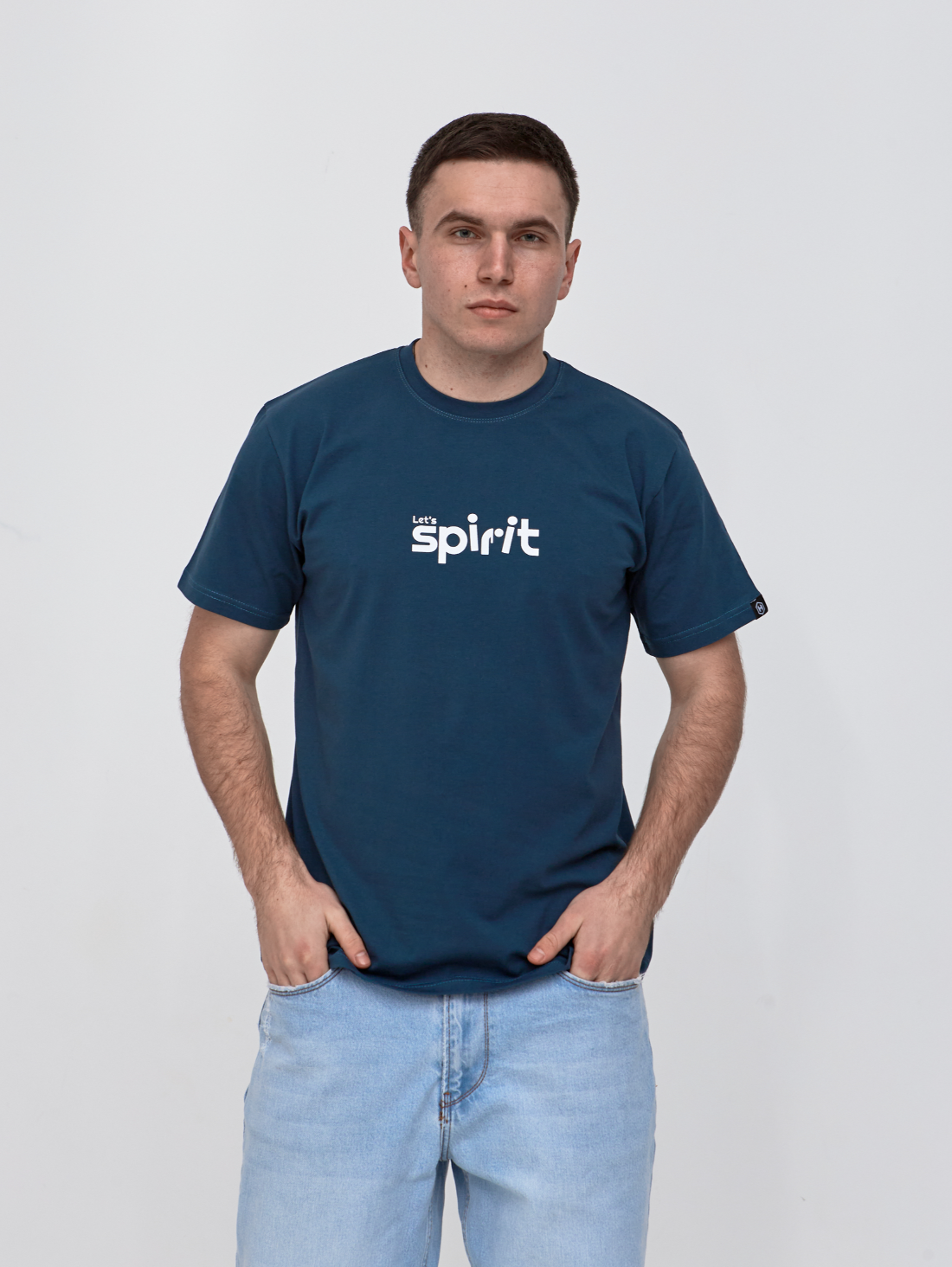 Футболка больших размеров с оригинальным принтом LET'S SPIRIT Hector 40665