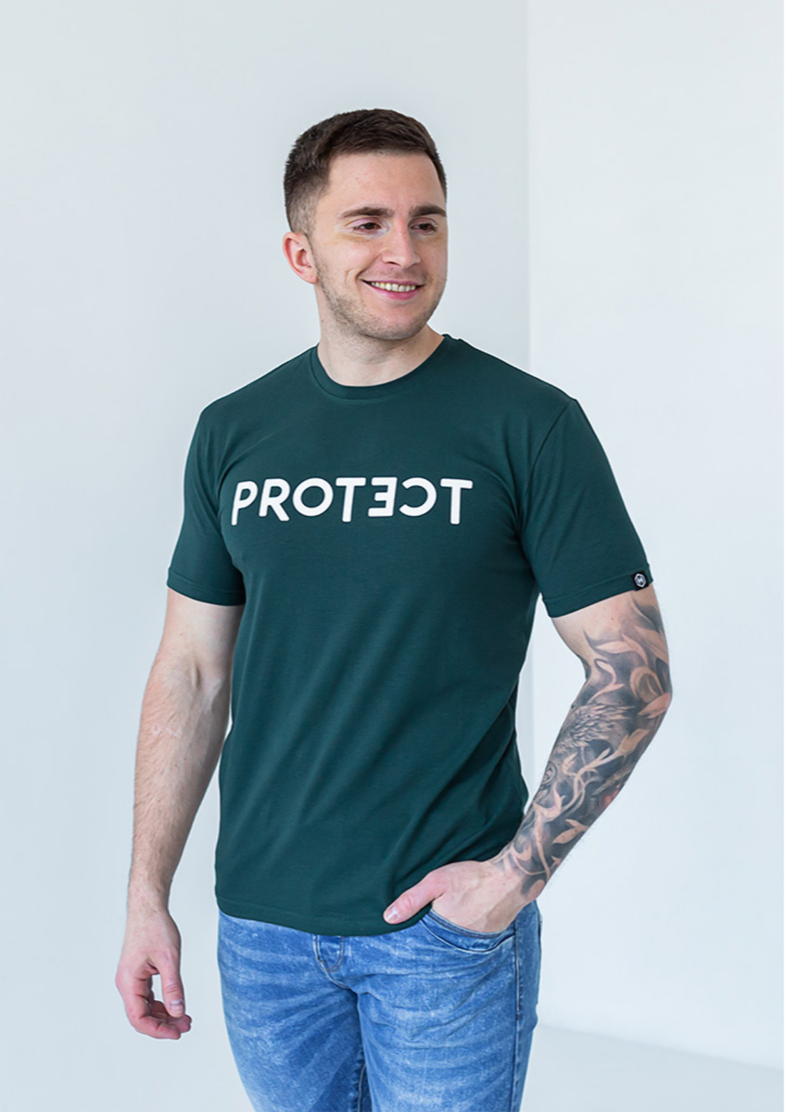 Мужская футболка protect 40017
