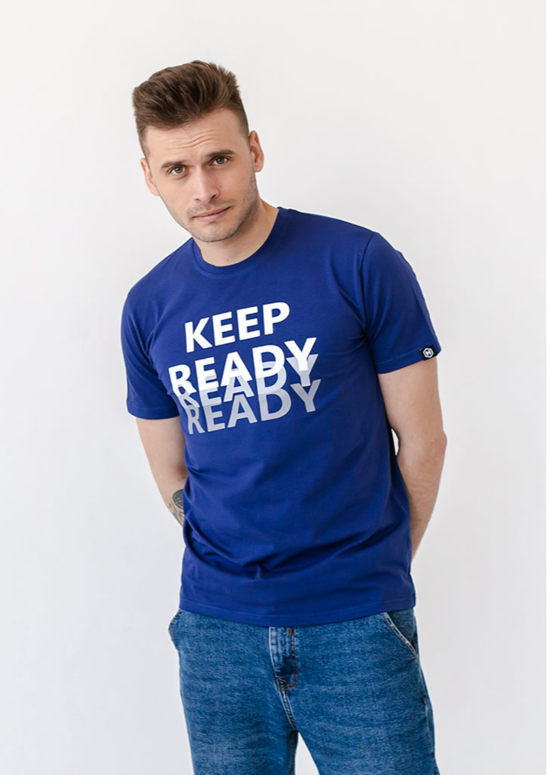 Мужская футболка keep ready 40055