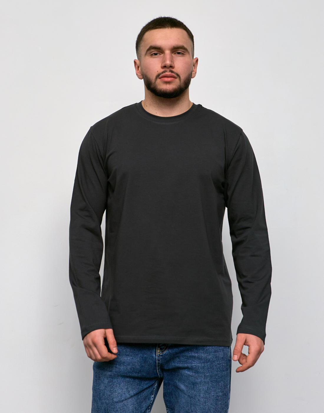 Чоловічий лонгслів великих розмірів Hector 25200