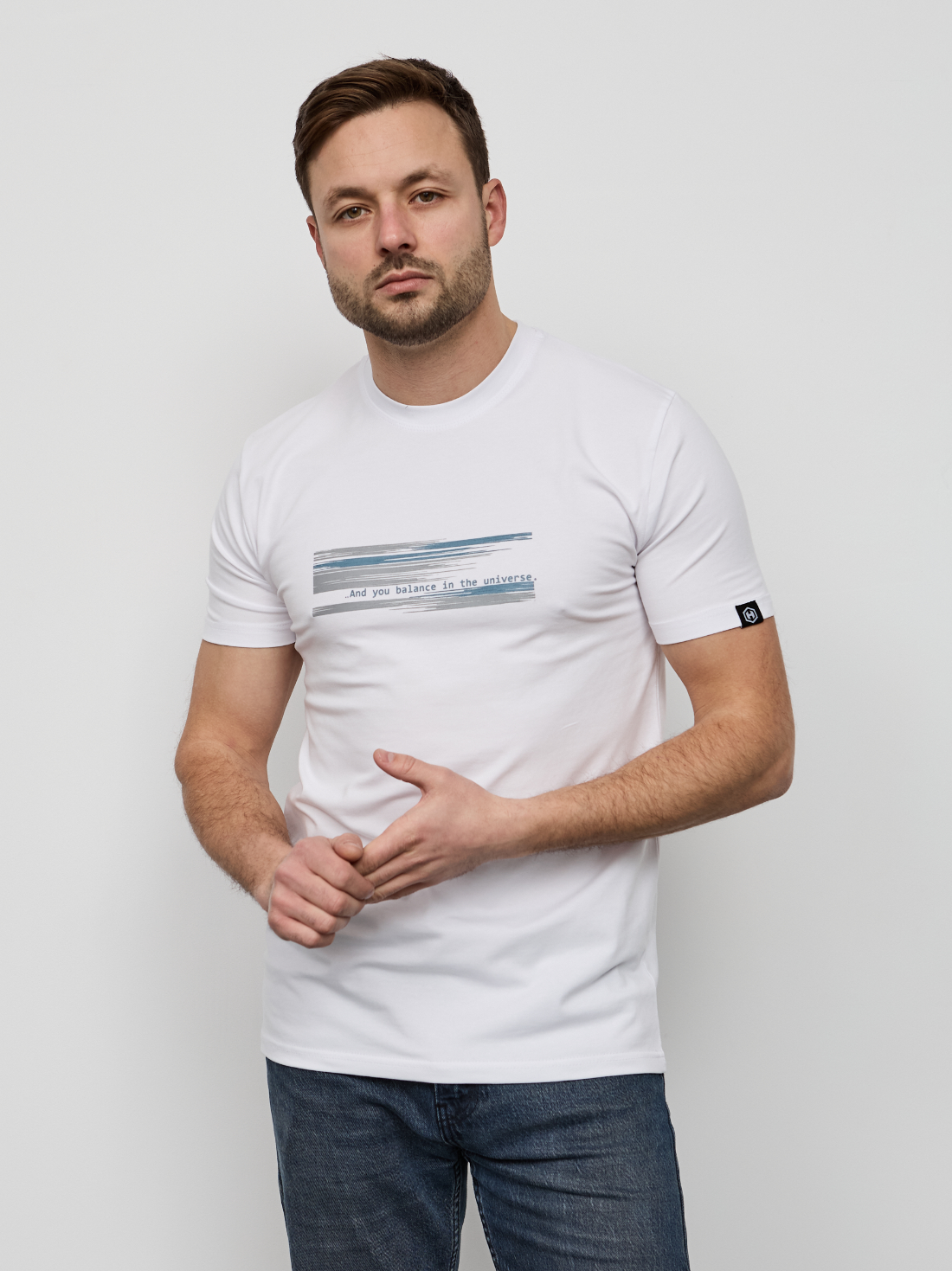 Стильная мужская футболка AND YОU BALANCE 40429