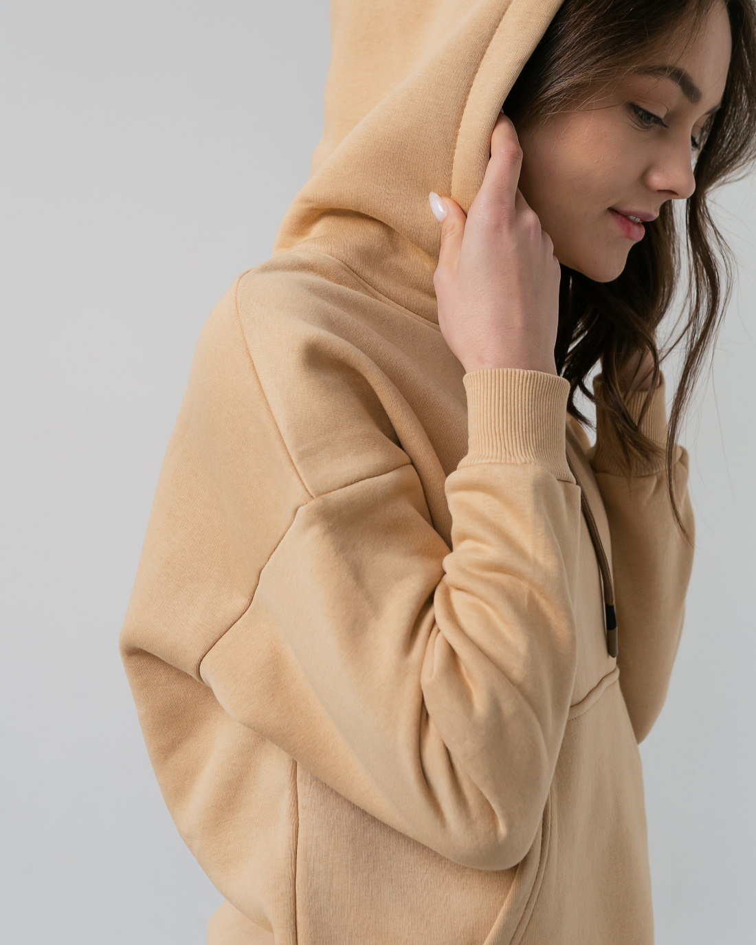 Класичне тепле жіноче худі 24043