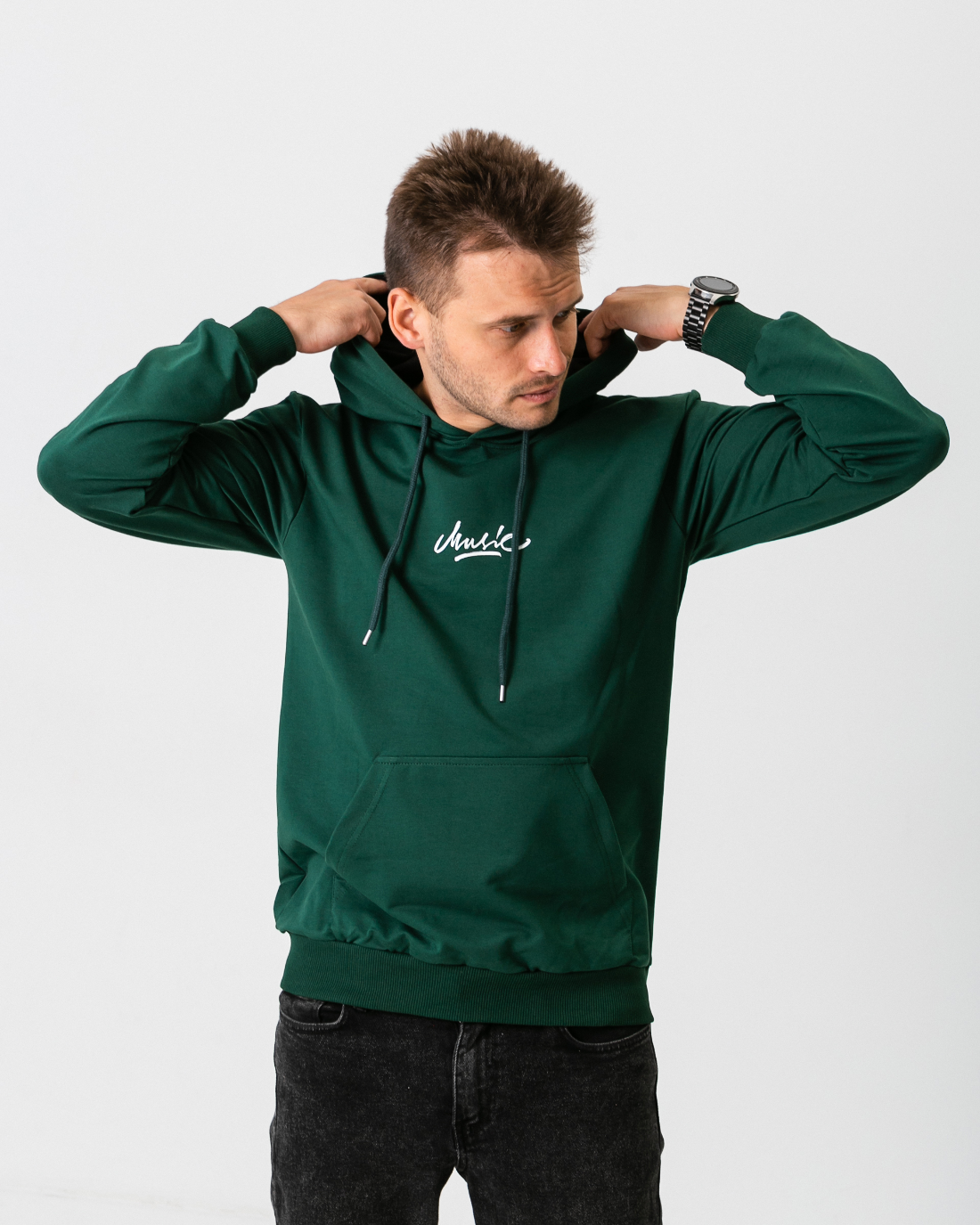 Стильне чоловіче худі music 17295