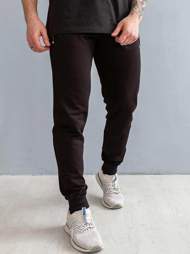 Чоловічі спортивні штани на манжетах hector 17465