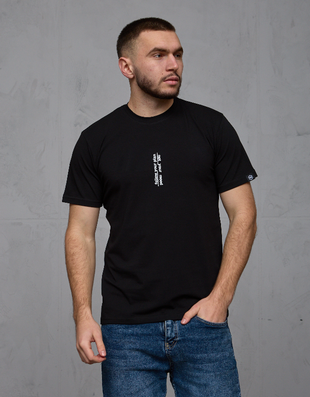 Чоловіча футболка великих розмірів FOLLOW YOUR PLAN 40638