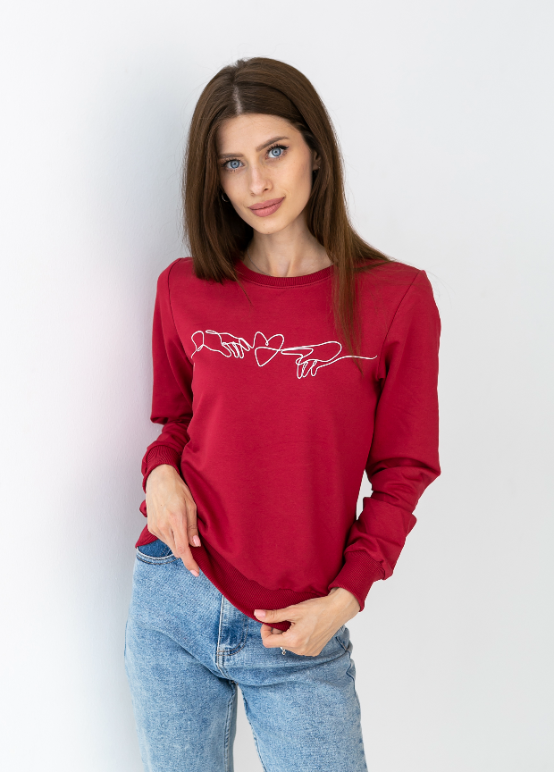 Оригінальний жіночий світшот 24030