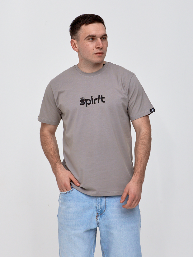 Футболка больших размеров с оригинальным принтом LET'S SPIRIT Hector 40665
