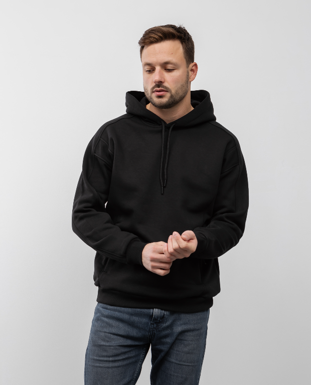 Толстовка з кишенями на застібці та капюшоном Hector 30195