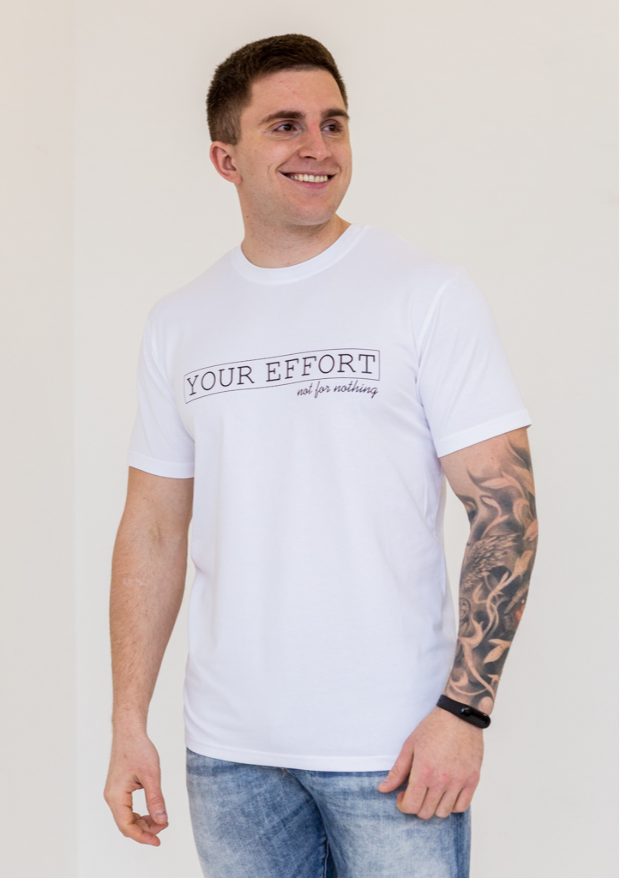 Батальна чоловіча футболка your effort 23003