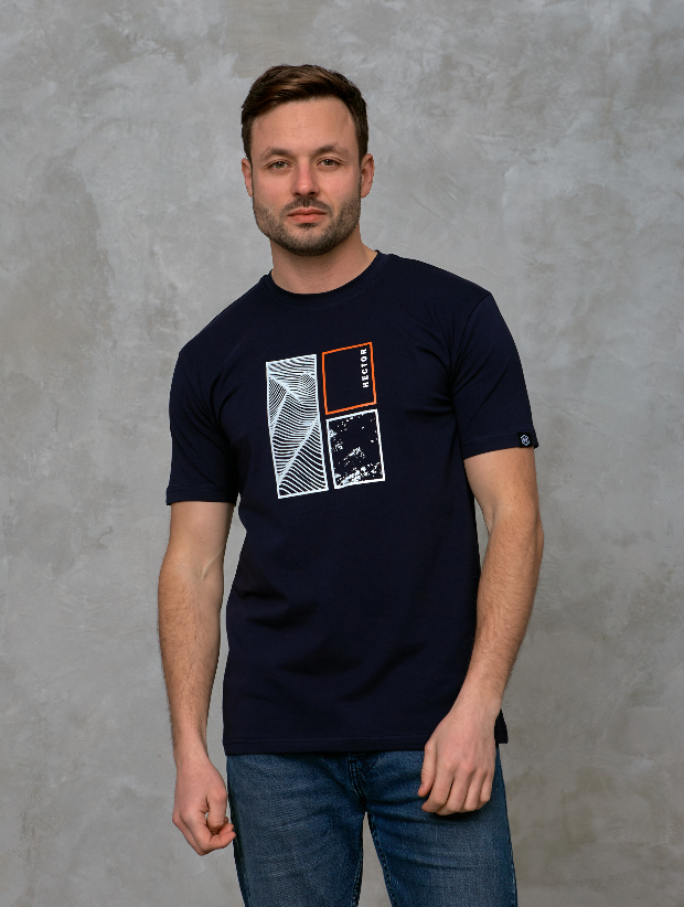 Футболка с оригинальным рисунком Hector 40423