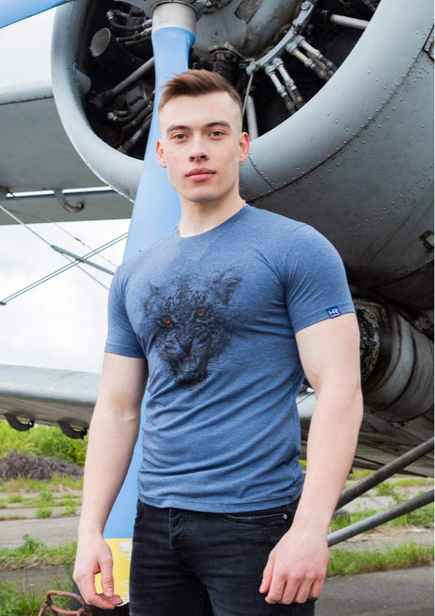 Чоловіча футболка leopard 15107