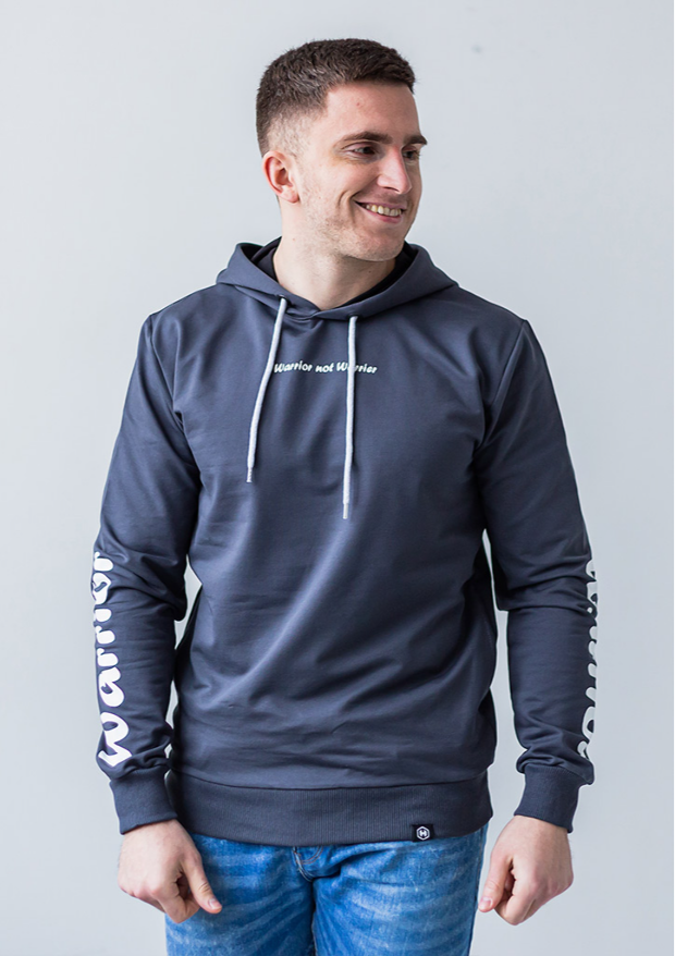 Толстовка з капюшоном warrior not warrior 17227