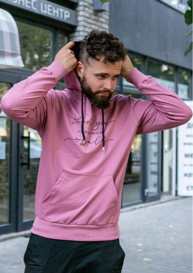 Худи з капюшоном та принтом for details 17232