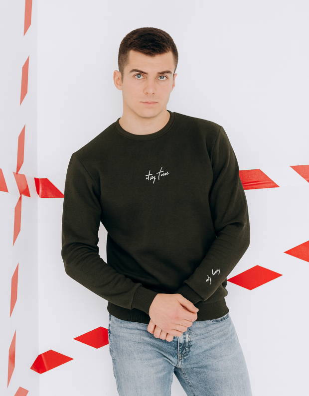 Теплий чоловічий світшот stay true 30342