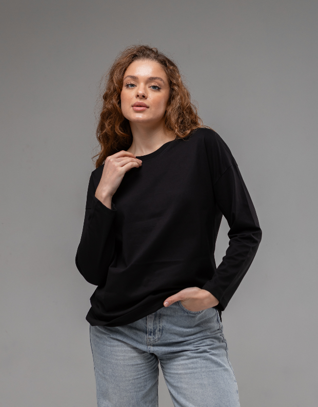 Жіночий лонгслів oversize Hector 24702