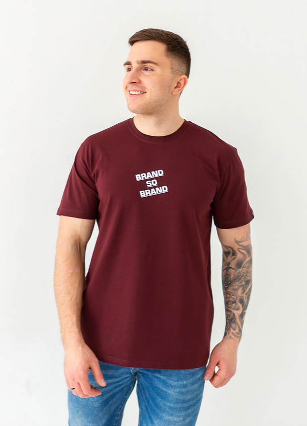 Чоловіча футболка великих розмірів brand so brand 40505