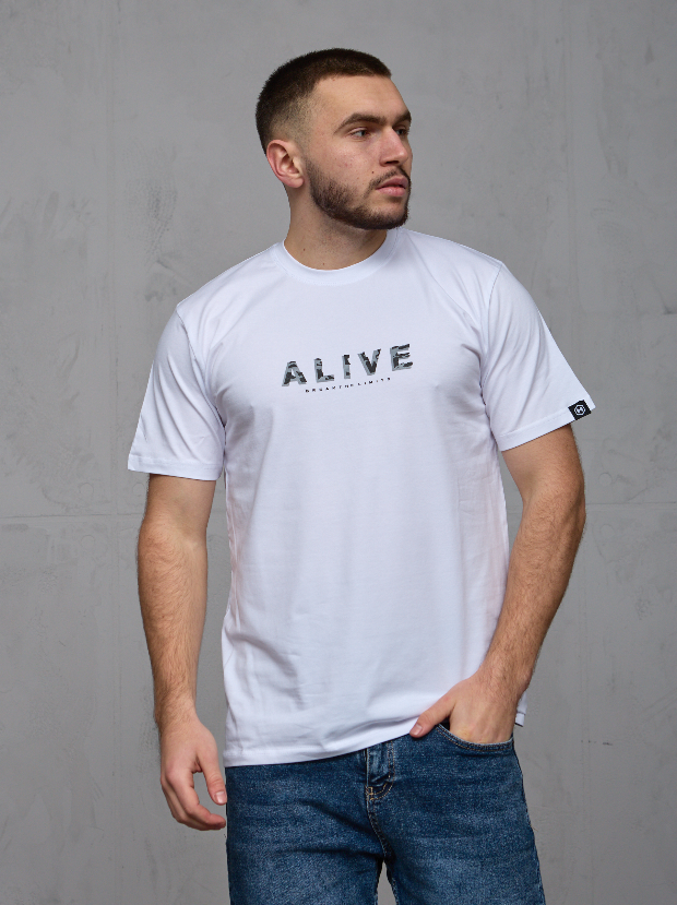 Чоловіча футболка великих розмірів ALIVE 40620