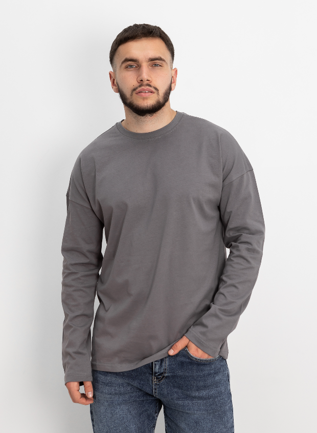 Чоловічий лонгслів oversize Hector 25201