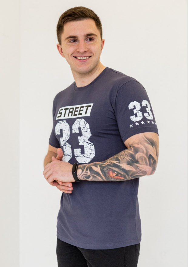 Футболка чоловіча з принтом street 33 22005