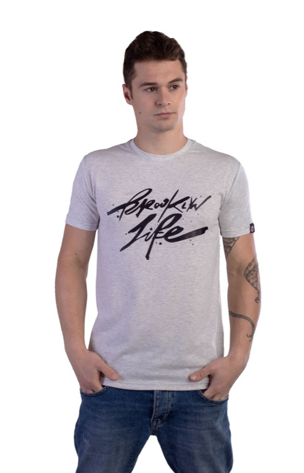 Мужская футболка broken life 15141