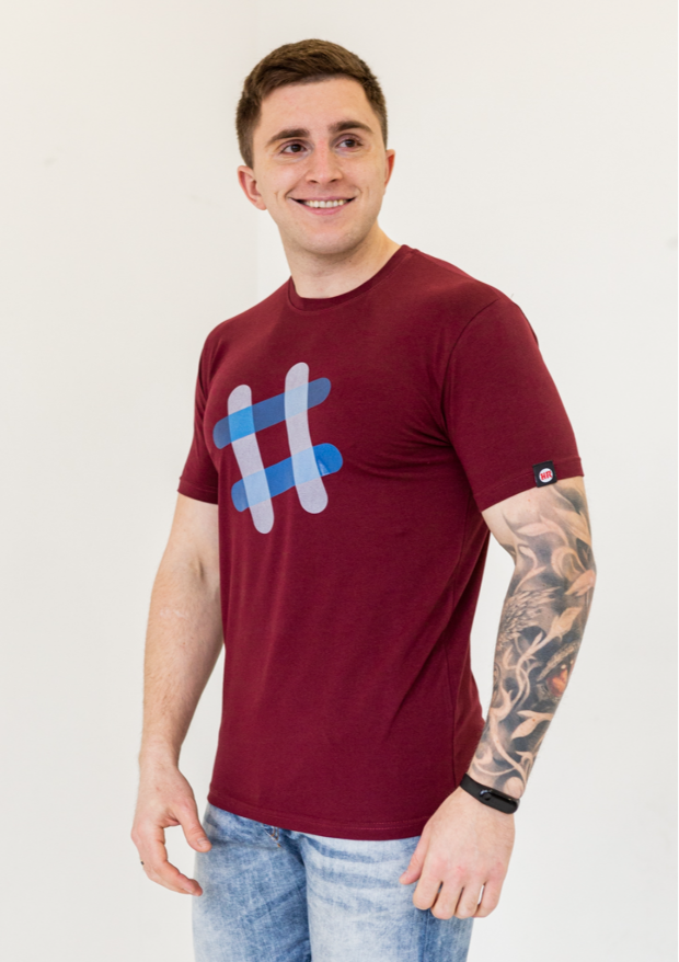 Футболка чоловіча hashtag 22008