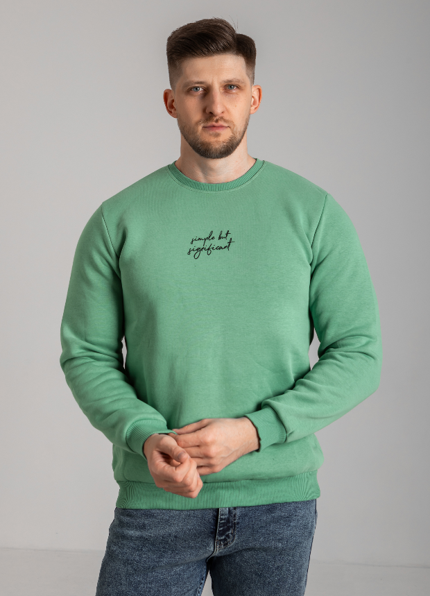 Теплий світшот великих розмірів simple but significant 30411