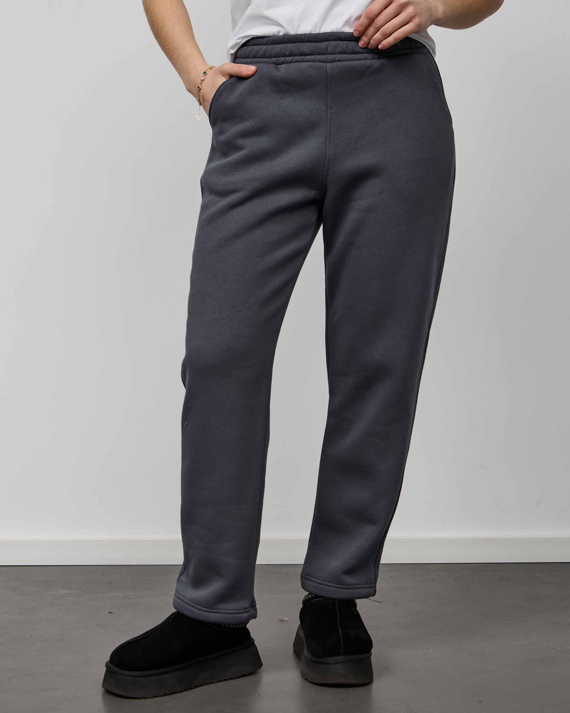 Брюки женские прямые с фиксаторами по низу Hector 24135