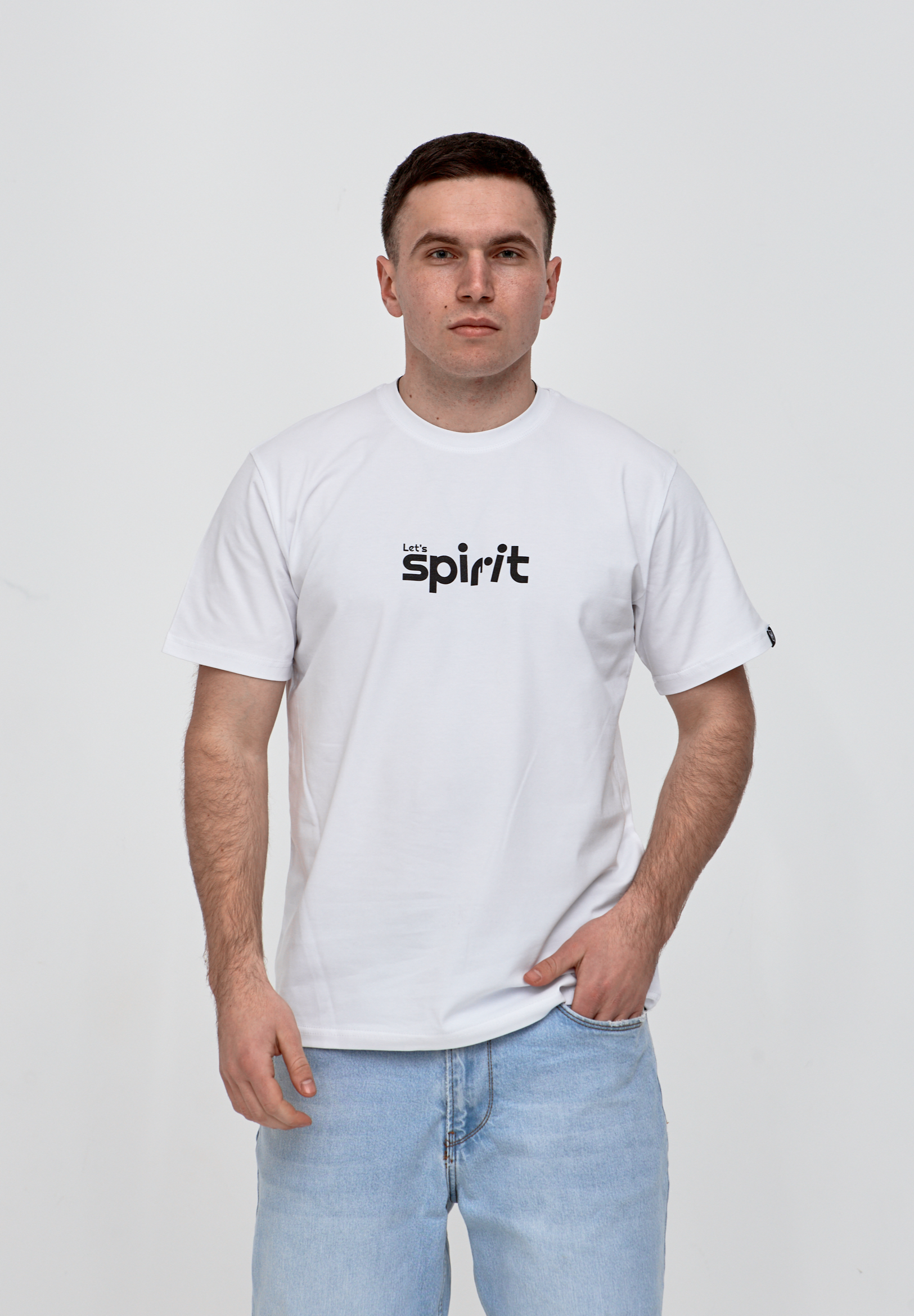 Футболка больших размеров с оригинальным принтом LET'S SPIRIT Hector 40665