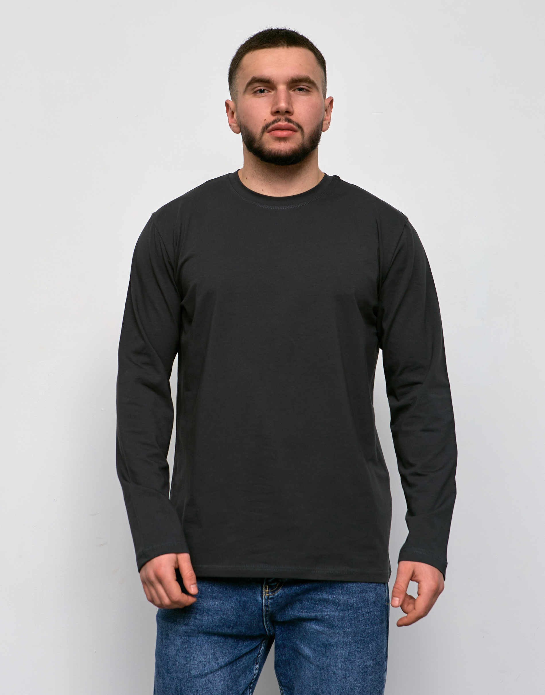 Чоловічий лонгслів великих розмірів Hector 25200