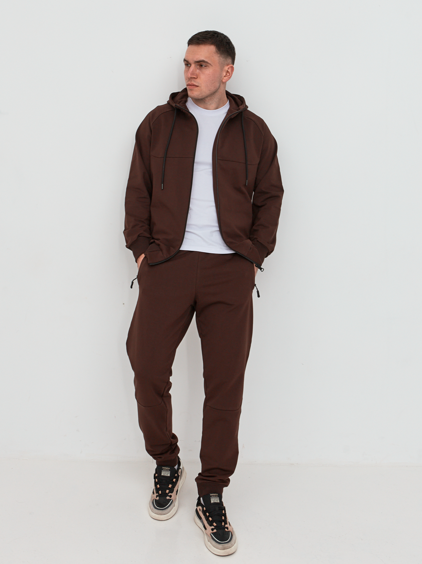 Чоловічий спортивний костюм hector з капюшоном 17409