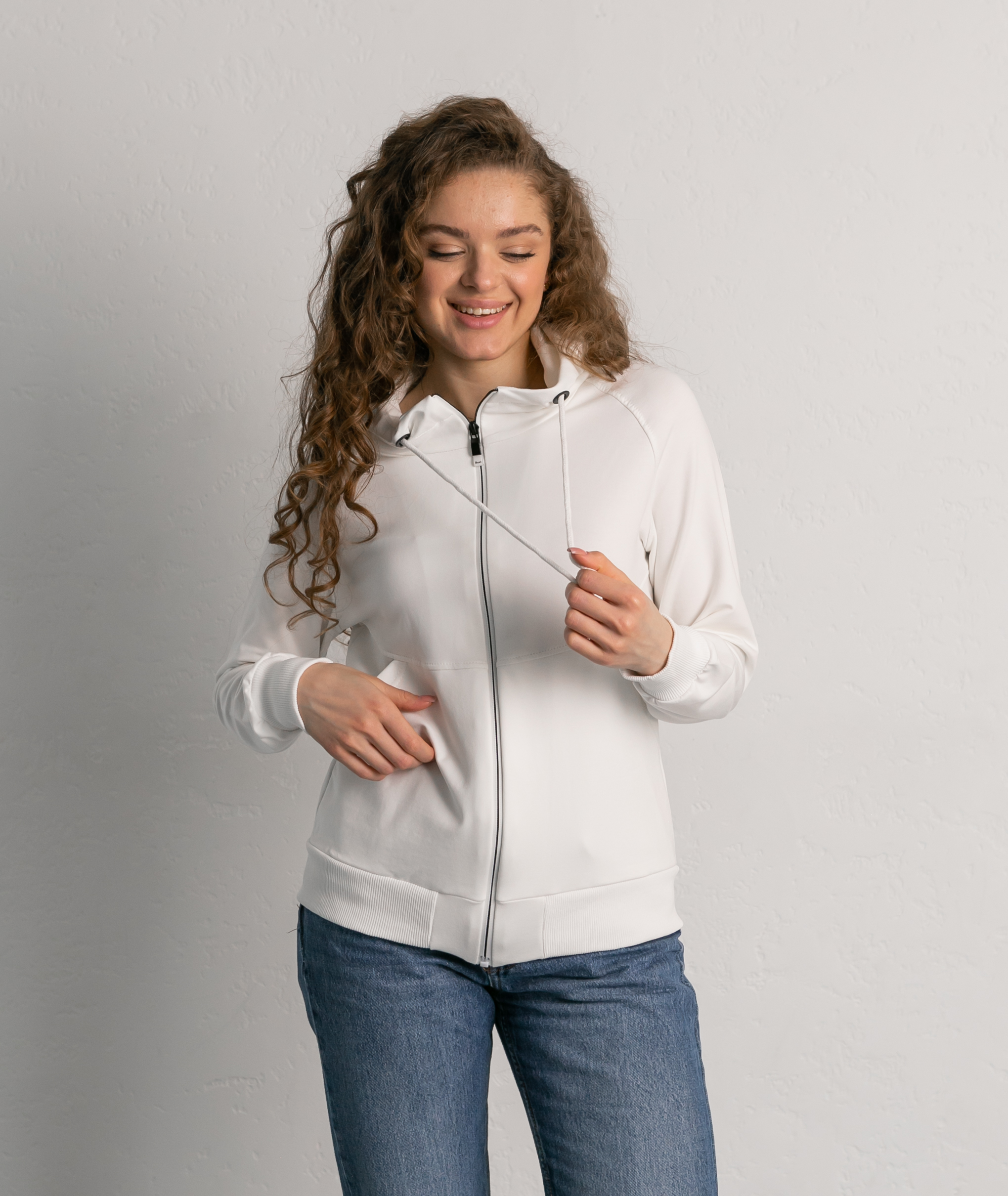 Женская кофта на молнии 24048