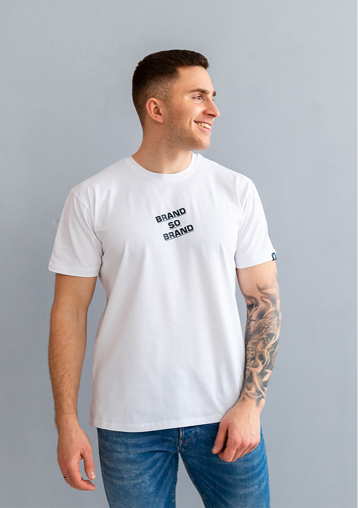 Чоловіча футболка великих розмірів brand so brand 40505