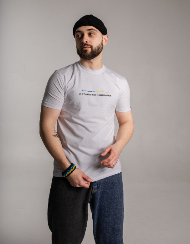 Чоловіча футболка stand with ukraine 40247